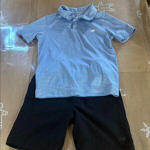 New Balance Kids Light Blue Polo Shirt